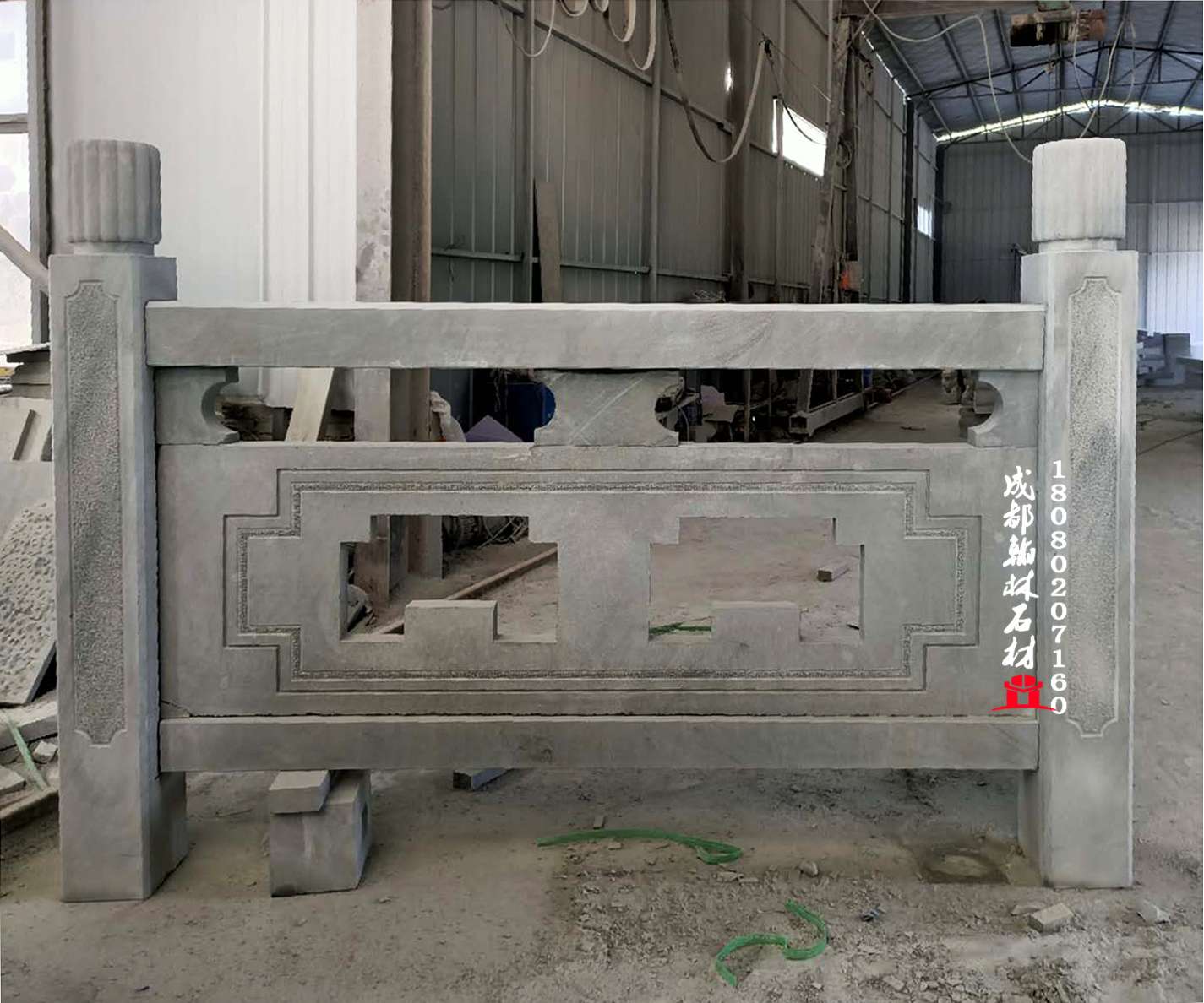 四川青石鏤空欄桿_保證做工品質 